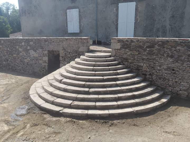 Escalier après